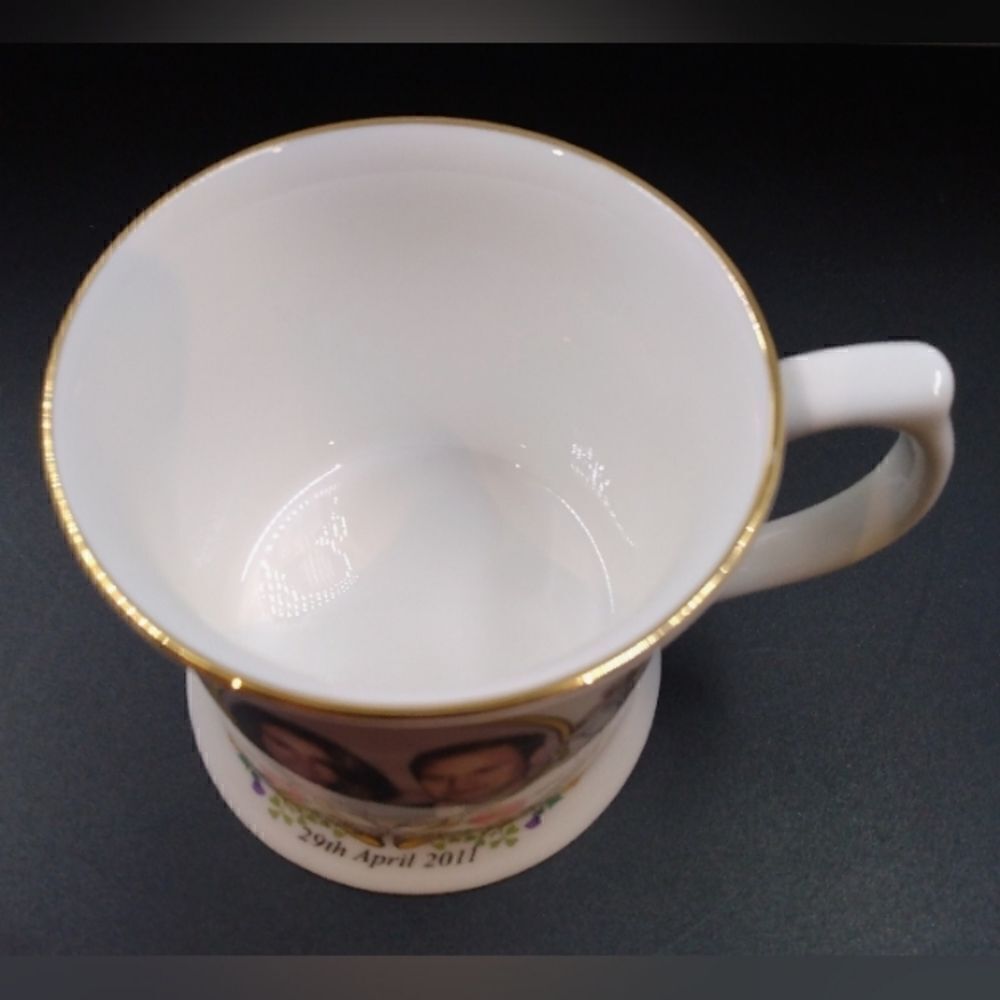 Princess Kate Diana Prince William King Charles Cup & Bowl Staffordshire England - Picture 6 of 14